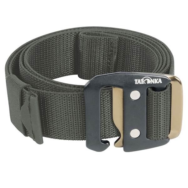 Пояс Tatonka Stretch Belt 38mm Stone Grey Olive