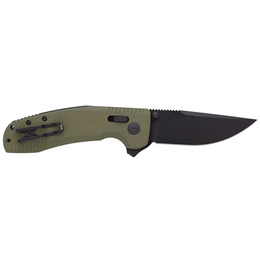 Розкладний ніж SOG TAC XR OD Green/Straight Edge. Фото 2