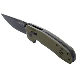 Розкладний ніж SOG TAC XR OD Green/Straight Edge. Фото 3