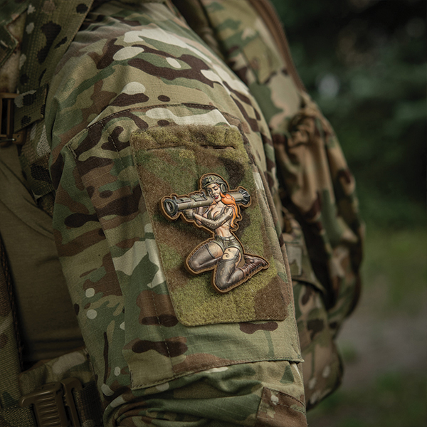 M-Tac нашивка Tactical girl №10 PVC Skandinavik. Фото 3