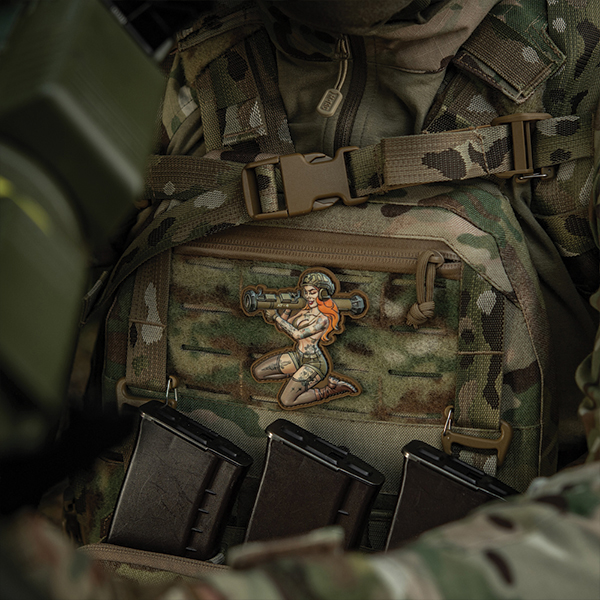 M-Tac нашивка Tactical girl №10 PVC Tattoo. Фото 6