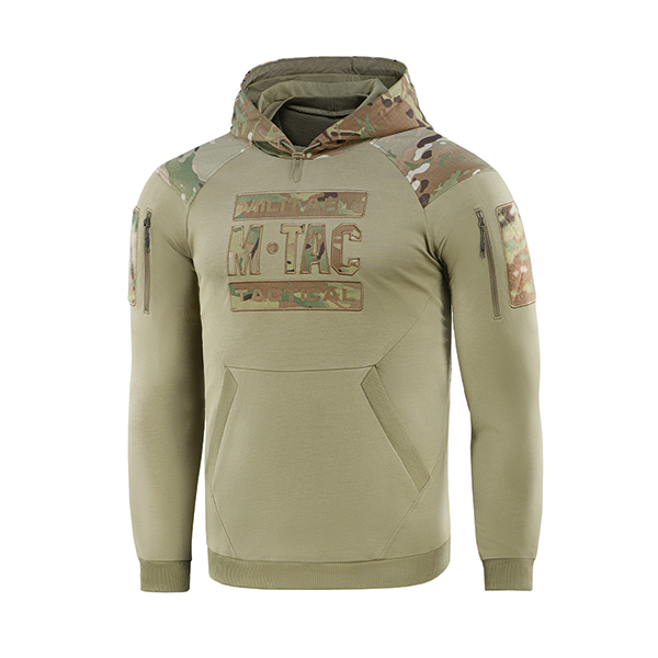 M-Tac кофта Hoodie Combat Multicam/Tan