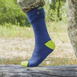Шкарпетки водонепроникні Dexshell Ultra Thin Crew NL Dark Blue. Фото 7