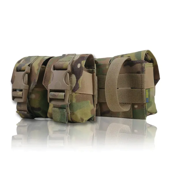 Тактичний підсумок під 2 гранати KIBORG GU Double Mag Pouch Multicam. Фото 5