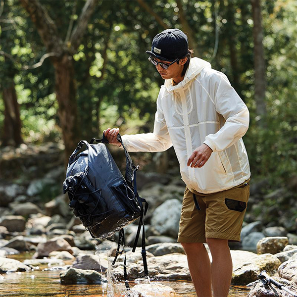 Водонепроникний рюкзак Naturehike CNH22BB003, 25 л, сірий. Фото 3