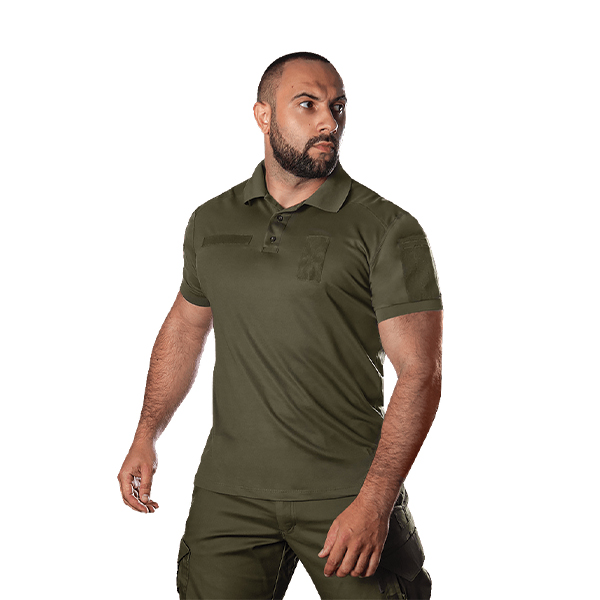 Сamotec поло Army ID 2.0 CoolPass Piquet LT Olive 