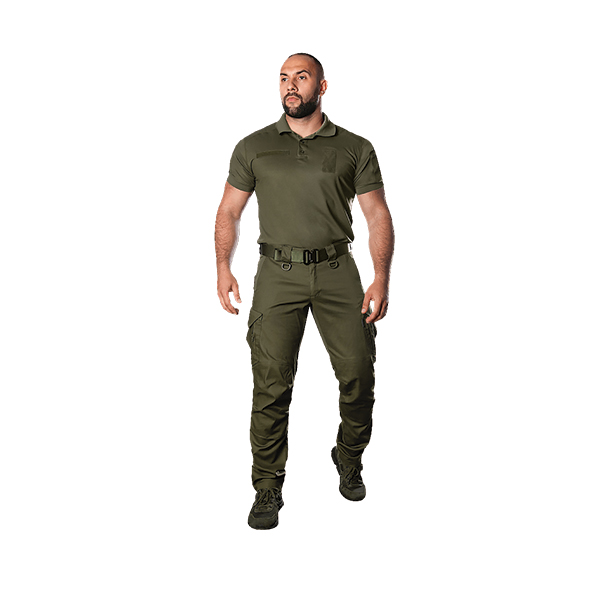 Сamotec поло Army ID 2.0 CoolPass Piquet LT Olive . Фото 3