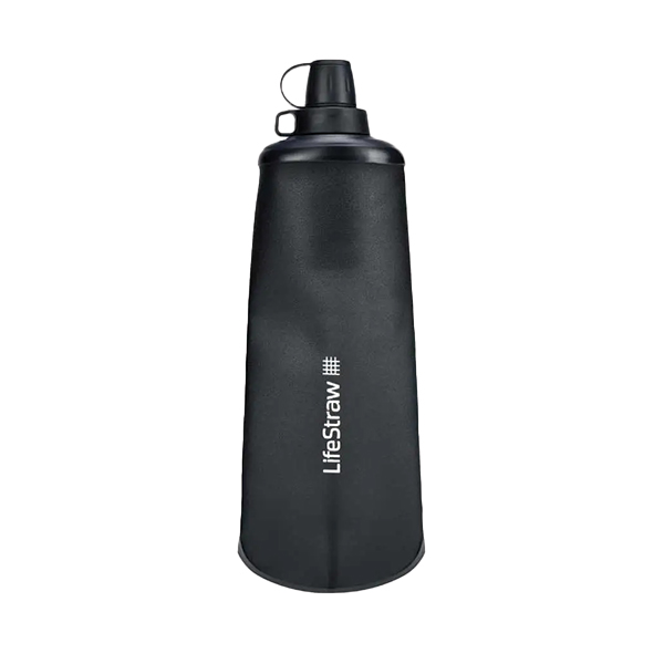 Пляшка-фільтр для води LifeStraw Peak Squeeze 1л Dark Mountain Gray