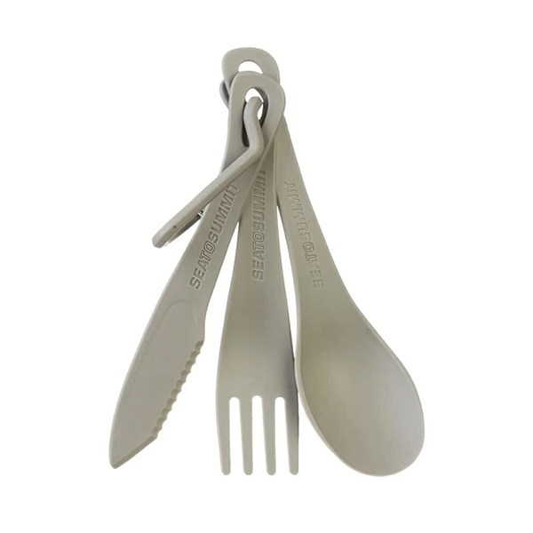 Набір столових приборів від Sea to Summit Delta Cutlery Set Grey 
