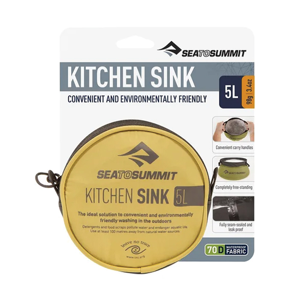 Мийка від Sea to Summit Kitchen Sink Olive 5 л . Фото 3