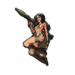 M-Tac наклейка Tactical girl №9 РПГ Якудза 