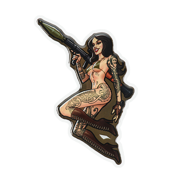 M-Tac наклейка Tactical girl №9 РПГ Скандінавік