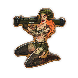 M-Tac наклейка Tactical girl №10 AT4 Скандінавік