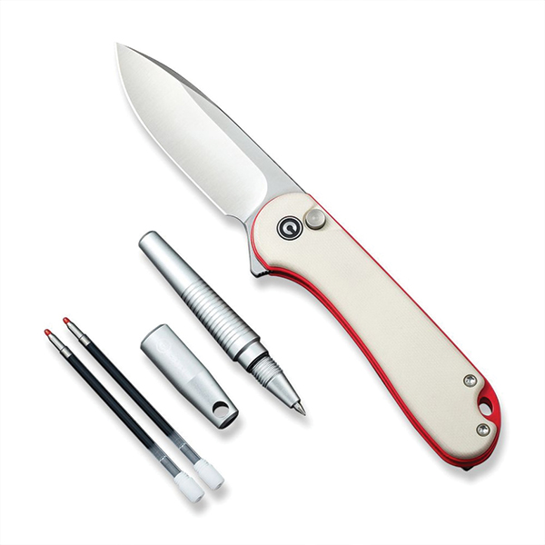 Ніж складаний+ручка Civivi StellarQuill Pen & Button Lock Elementum II Knife Combo C23049. Фото 3