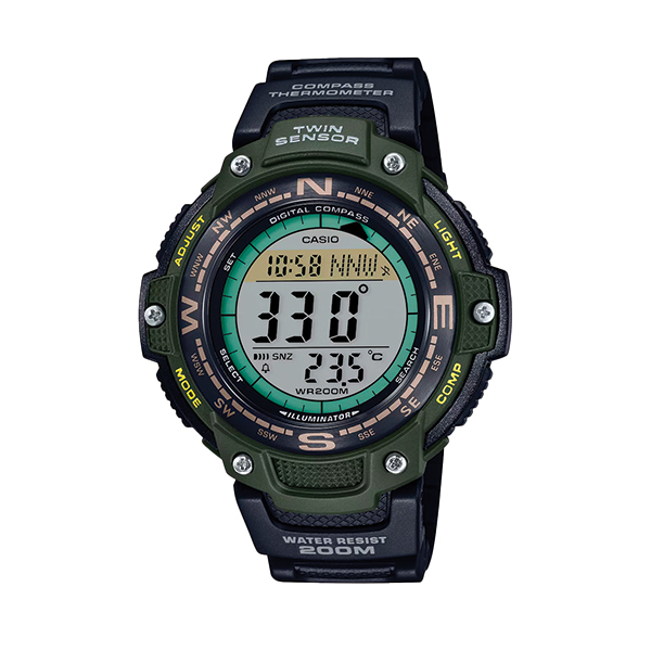 Годинник Casio SGW-100-3AVCF Black/Olive