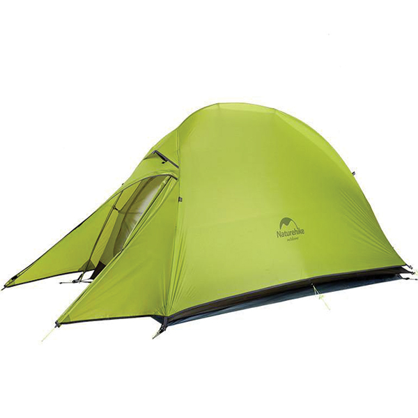 Намет надлегкий одномісний з футпринтом Naturehike Cloud Up 1 Updated NH18T010-T, 210T, зелений
