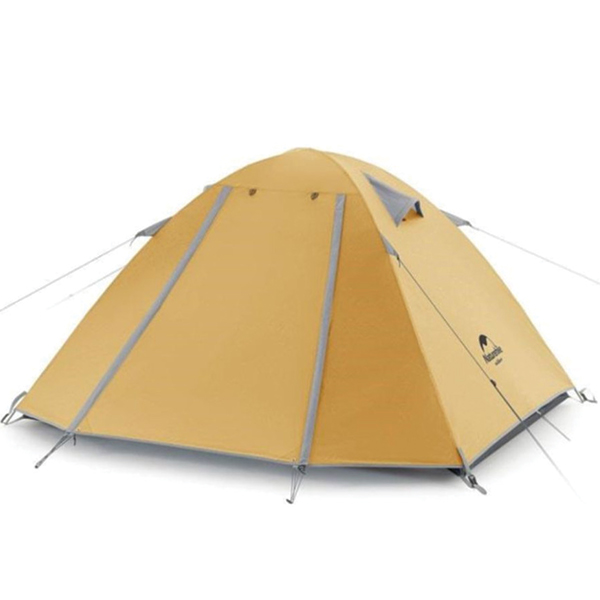 Намет чотиримісний Naturehike P-Series NH18Z044-P 210T/65D, жовтий