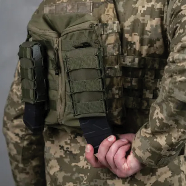 Балістика підсумок для AK/AR "Колчан" Cordura 1000D Olive. Фото 11
