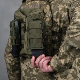 Балістика підсумок для AK/AR "Колчан" Cordura 1000D Olive. Фото 10