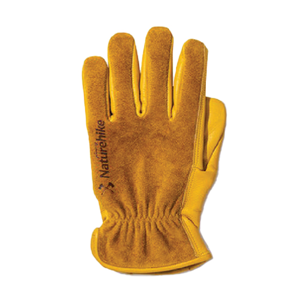 Рукавички шкіряні Naturehike NH20FS041,  розмір L, жовті