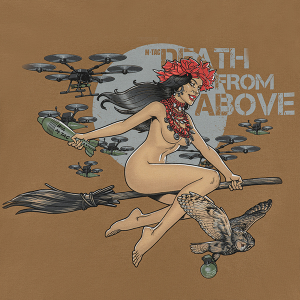 M-Tac футболка Death From Above Coyote Brown. Фото 5