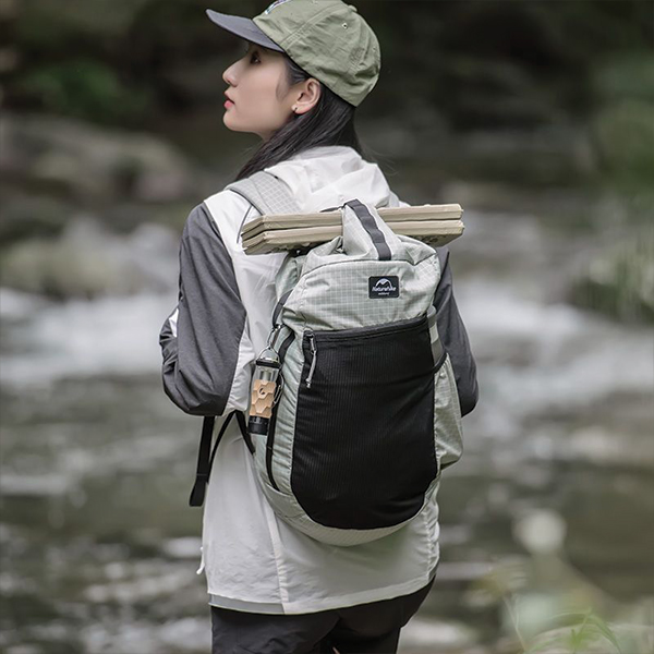 Рюкзак туристичний Naturehike NH20BB206 20 л Light Grey. Фото 6