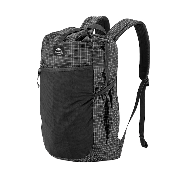 Рюкзак туристичний Naturehike NH20BB206 20 л графіт в клітинку