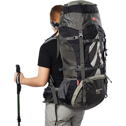 Рюкзак туристичний Naturehike NH70B070-B 70 л+5 л Black/Grey. Фото 6