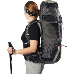 Рюкзак туристичний Naturehike NH70B070-B 70 л+5 л Black/Grey. Фото 7