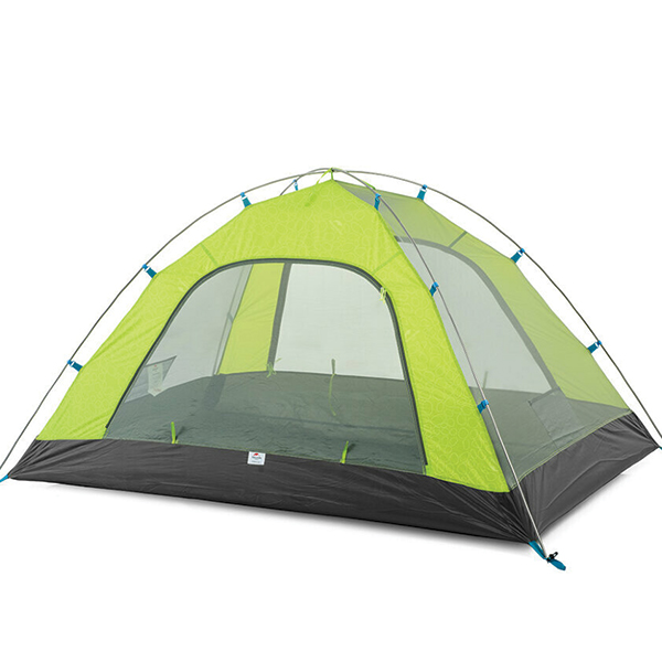 Намет чотиримісний Naturehike P-Series NH18Z044-P, 210T/65D, зелений. Фото 2