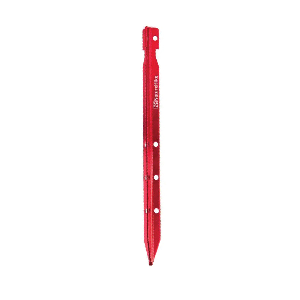 Кілки алюмінієві Naturehike NH15A009-I 25 см, червоний (4 шт)