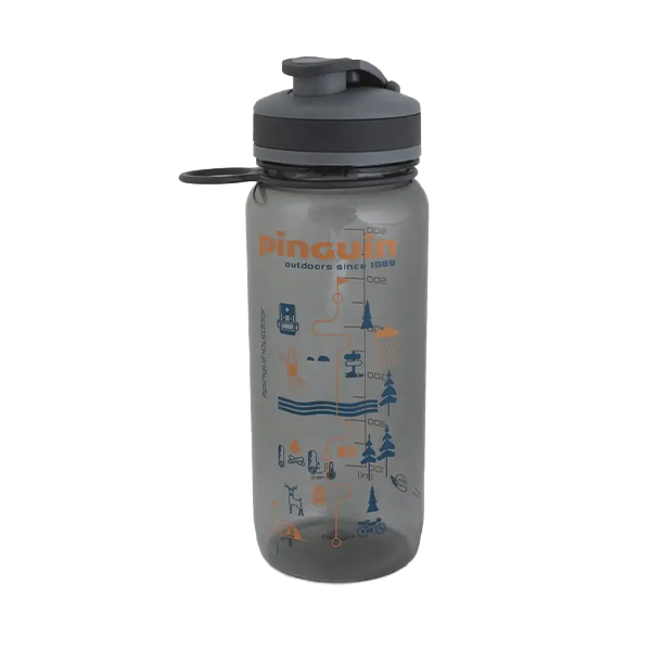 Фляга Pinguin Tritan Sport Bottle 2020 BPA-free Grey 650 мл
