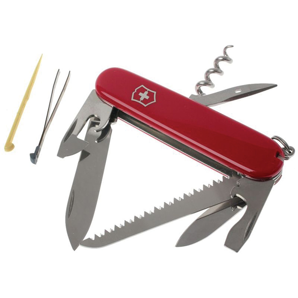Ніж мультифункціональний Victorinox Camper червоний. Фото 3