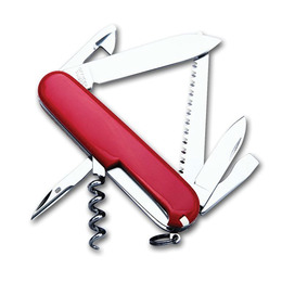 Ніж мультифункціональний Victorinox Camper червоний