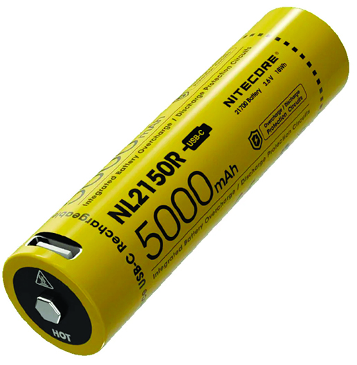 Акумулятор Nitecore NL2150R 3.6V (5000mAh, USB Type-C) Li-lon