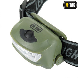 M-Tac ліхтар налобний 4+1 LED Olive. Фото 3