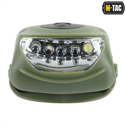 M-Tac ліхтар налобний 4+1 LED Olive. Фото 5
