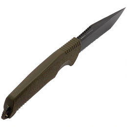 Ніж SOG Trident FX, OD Green/Partaily Serrated. Фото 4