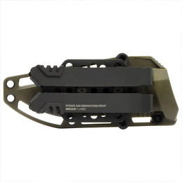 Ніж SOG Trident FX, OD Green/Partaily Serrated. Фото 5