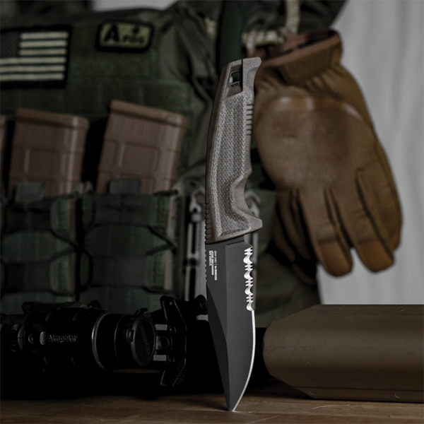 Ніж SOG Recondo FX FDE, Partially Serrated. Фото 7