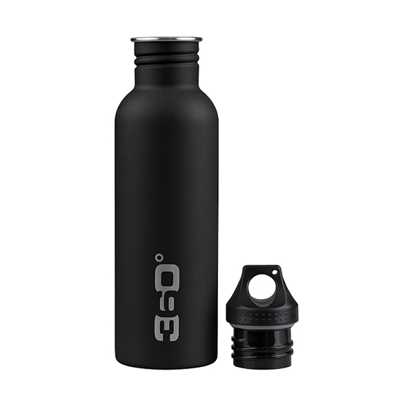 Фляга 360° degrees Stainless Steel Bottle, Matte Black, 750 ml. Фото 4