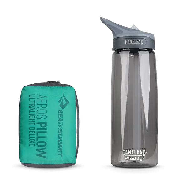 Надувна подушка Aeros Ultralight Pillow Deluxe, 14х56х36см, Grey від Sea to Summit. Фото 2