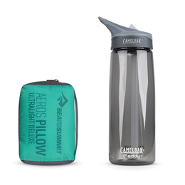 Надувна подушка Aeros Ultralight Pillow Deluxe, 14х56х36см, Grey від Sea to Summit