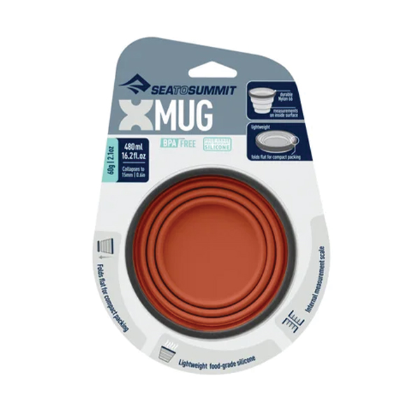 Чашка складна X-Mug, 480 мл, Rust від Sea to Summit. Фото 3
