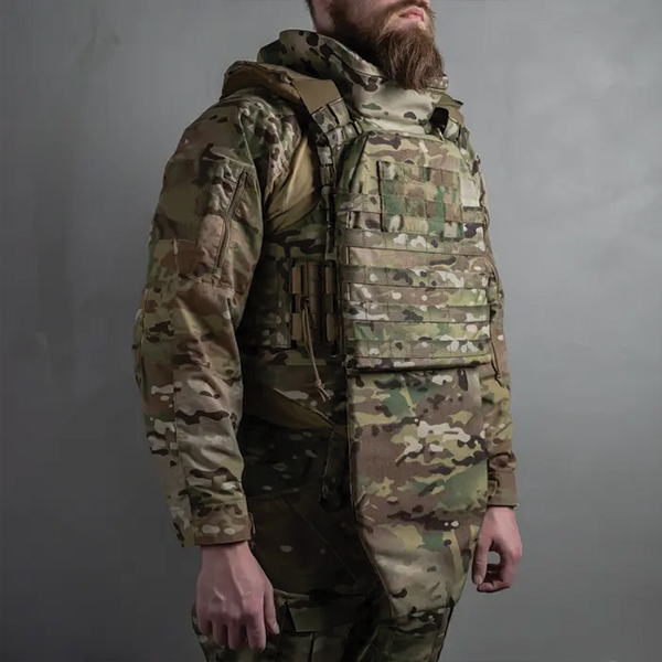 Балістика полегшений бронежилет "Сармат L-XL" 27х33 з балістичним захистом 1 класу Multicam. Фото 8