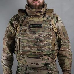 Балістика полегшений бронежилет "Сармат L-XL" 27х33 з балістичним захистом 1 класу Multicam. Фото 7