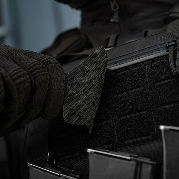 M-Tac нашивка Тризуб Чорнобривці (вишивка) Black. Фото 6