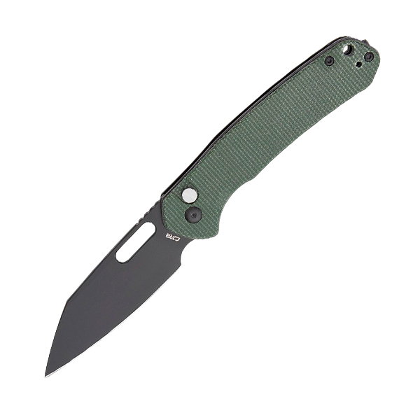 Ніж CJRB Pyrite Wharncliffe BB Micarta Green