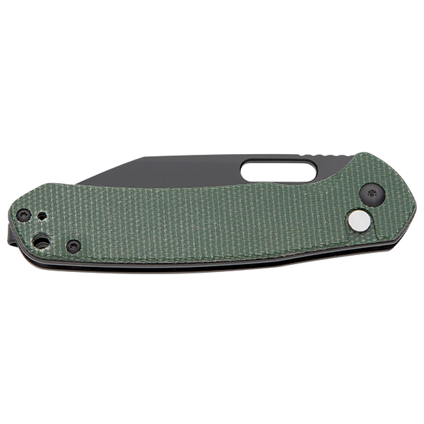 Ніж CJRB Pyrite Wharncliffe BB Micarta Green. Фото 3