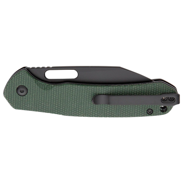 Ніж CJRB Pyrite Wharncliffe BB Micarta Green. Фото 4